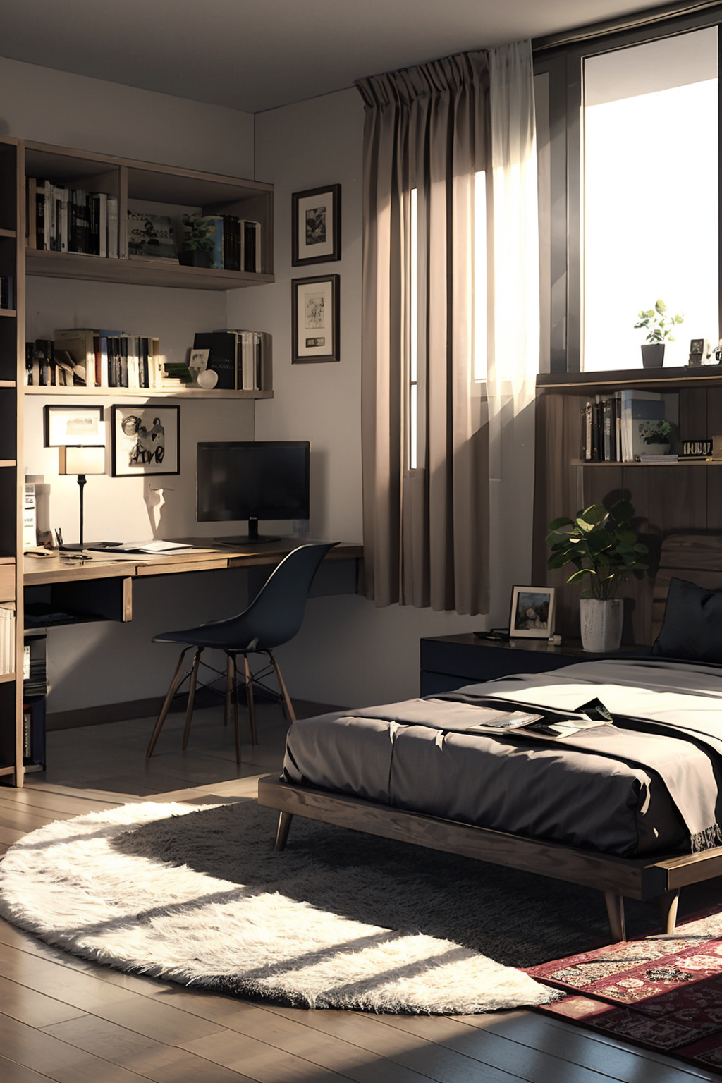 00132-2780773280-bookshelf, couch, indoors, plant, potted_plant, window, day, pillow, book, no_humans, bed, table, sunlight, curtains, scenery, w.png